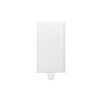 Rectangle Silver Cake Board - 11.5cm X 7.5Cm- Soft Cardboard