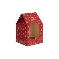 1 Single Christmas Cupcake Box - 5 Inch Deep Iconic Cake Art