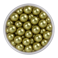 12mm Metallic Gold Edible Cachous Pearls - 100g