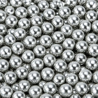 Metallic Silver 12mm Edible Cachous Pearls - 1kg