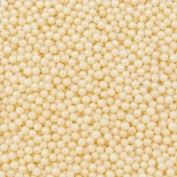Pearly Ivory 4mm Edible Cachous Pearls - 1kg
