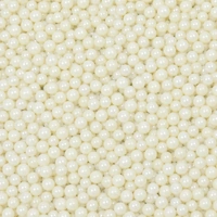 Pearly White 4mm Edible Cachous Pearls - 1kg