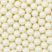 Pearly White 8mm Edible Cachous Pearls - 1kg