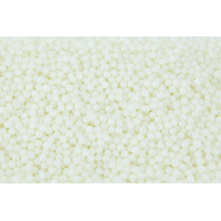 DISC 2mm Pearly White Edible Cachous Pearls - 20G Ba5790