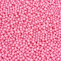 Shiny Pink 6mm Edible Cachous Pearls - 1kg