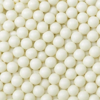 Shiny White 8mm Edible Cachous Pearls - 1kg