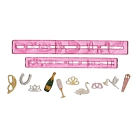 Celebration Set - Tappit Fondant / Gumpaste Cutters - Fmm