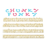 Fmm Chunky Funky Alphabet & Numbers Set Cutters - Cake Decorating Tools