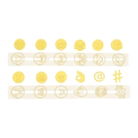 Expressions Icon Tappits - 25mm - Tappit Fondant / Gumpaste Cutters - Fmm