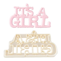 Fmm Curved Words - Its A Girl