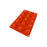 15 Cavity - Mini Pyramid Silicone Chocolate Mould - D-008