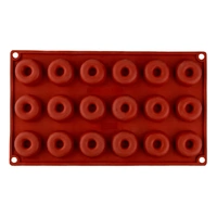 18 Cavity - Tiny Donut Silicone Chocolate Mould- D-010