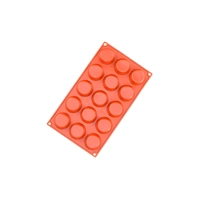 15 Cavity - 50mm Disc Silicone Chocolate Mould - D-014