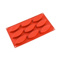 9 Cavity Leaf Silicone Mould 