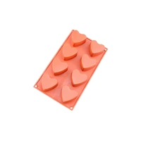 8 Cavity - Heart Silicone Chocolate Mold-D-040