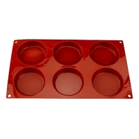6 Cavity - Petits Four Silicone Chocolate Mold Flexible Baking Mould - D-047