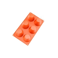 6 Cavity - Pana Cotta Silicone Chocolate Mold - D-052