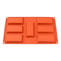 7 Cavity- Bar Silicone Chocolate Mold Ball Baking Mould - D-054