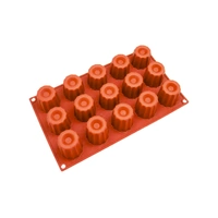 15 Cavity - Bordelais Silicone Chocolate Mold - D-059