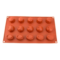 15 Cavity - Assorted Petits Four Silicone Chocolate Mold- D-063