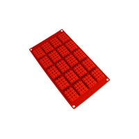 20 Cavity - Lattice Silicone Chocolate Mold / Tart - D-065