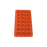28 Cavity - Mini Triangles Silicone Chocolate Mold- D-067