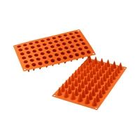 66 Cavity - Tiny Cone Silicone Chocolate Mould D-096