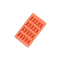 24 Cavity - Rounder Bar Silicone Chocolate Mold D-100