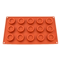 15 Cavity - Rings Silicone Chocolate Dome Mold Flexible Baking Mould - D-106