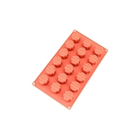 18 Cavity - Textured Disc Silicone Chocolate Mold D-108