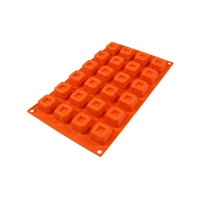 24 Cavity - Hidden Square Silicone Chocolate Mold D-110