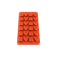 24 Cavity - Dimpeld Heart Silicone Chocolate - Dx-087