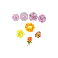 Embossers Flowers 1 - Fondant Decorating Tools - Fmm Stamp Set