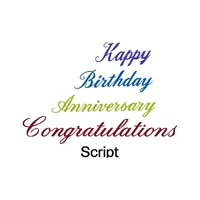 Fmm Impression - Happy / Birthday / Anniversary / Congratulations