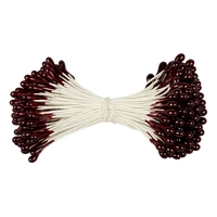 Pearl 3mm - Burgundy - Flower Stamens -Fondant/Gumpaste Flower Making Tools