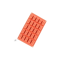 25 Cavity - Hidden Rectangle Silicone Chocolate Mold Gs-091