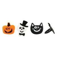 Halloween Characters Cupcake Rings - 9 Pc