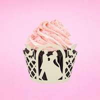 Ivory Wedding Cake Wraps - 12 Pack