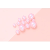 Hologram Pink Ball Topper 12Pcs