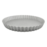 9.5 Inch x 1 Inch High Round Fluted Tart Quiche Pan - Hot Stuff Bakeware