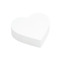 Heart Shaped 10 - 3 High Styrofoam Polystyrene Dummy
