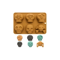 Skull Assortment Silicone Mould - Iconic Cake Art