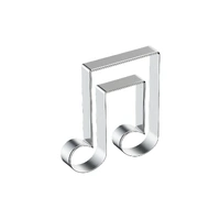 Musical Notation 3 Cutter Iconic Cake Art