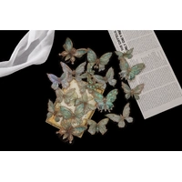 Crystal Green Butterfly Topper