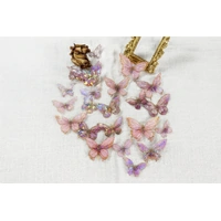 Crystal Purple Butterfly Topper