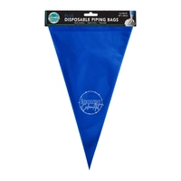 Blue Disposable Piping Bags - 10Pcs - 18 Inch 45cm Iconic Cake Art 