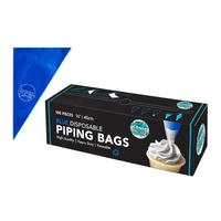 Blue Disposable Piping Bags Roll - 100Pcs - 16 Inch 40cm Iconic Cake Art 