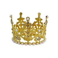 7.5cm Gold Crown Topper Iconic Cake Art