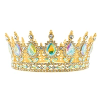 15.5cm Gold Crown Topper Iconic Cake Art