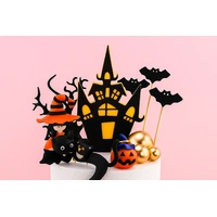 Haunted Halloween Topper Set Iconic Cake Art